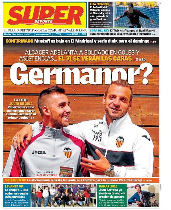 Valencia, Superdeporte: "Germanor?"