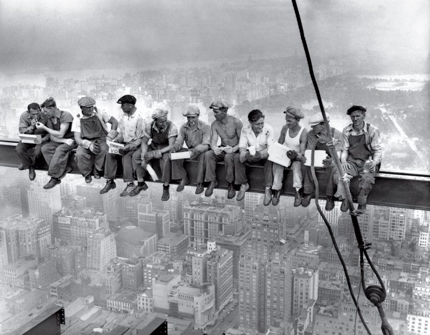 #4 Lunch Atop A Skyscraper, 1932 - Top 100 Of The Most Influential Photos Of All Time #4 Lunch Atop A Skyscraper, 1932 - Top 100 Of The Most Influential Photos Of All Time