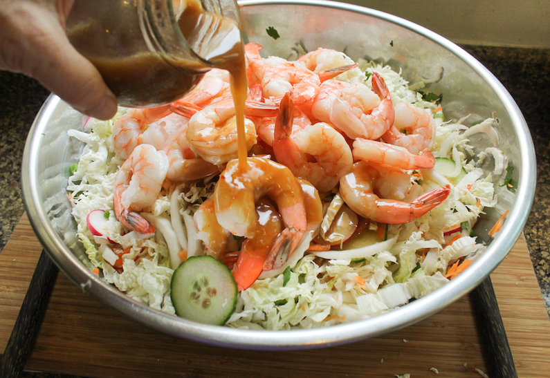Food Lust People Love Thai Spiced Shrimp Cabbage Coleslaw
