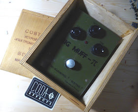 Sovtek Big Muff Bubble Font wooden box