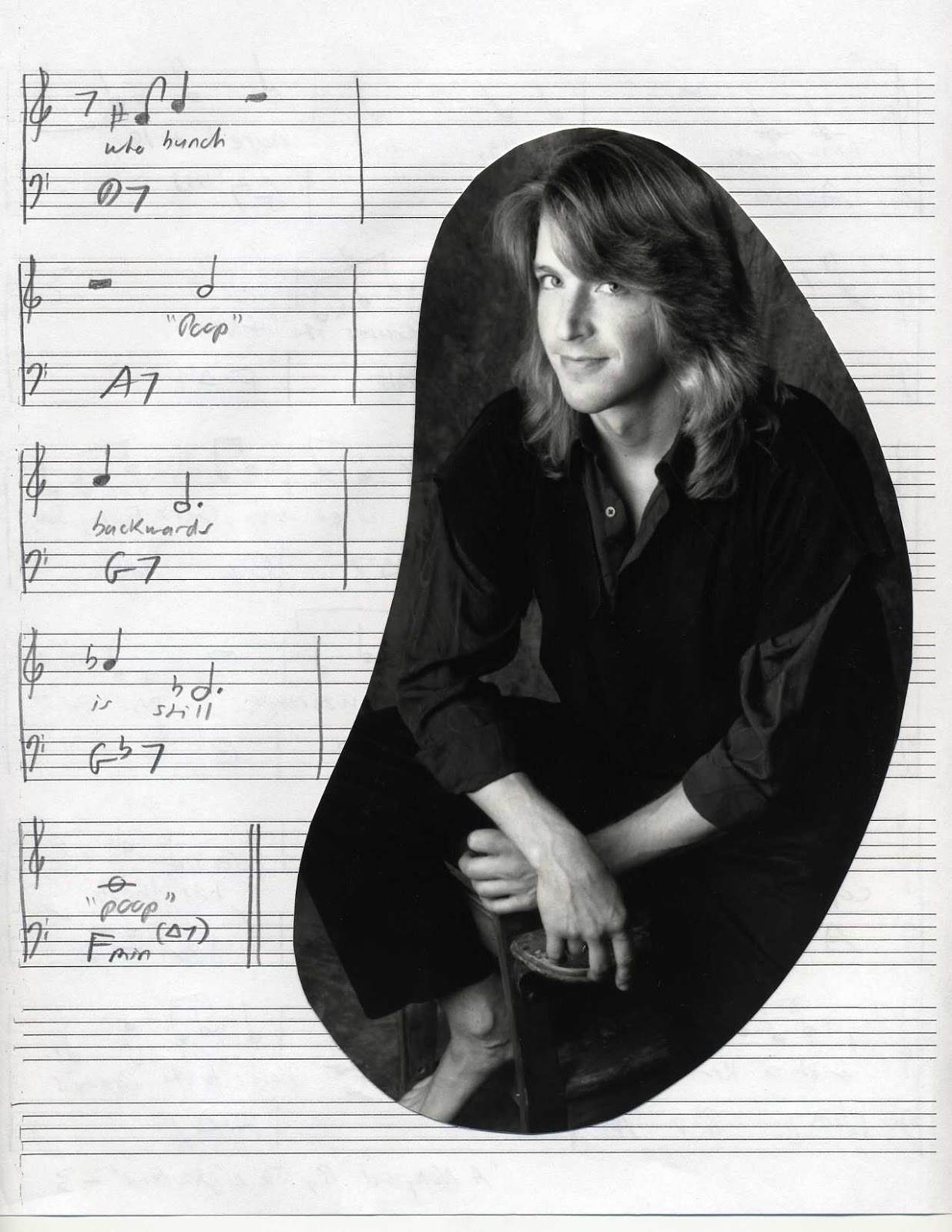 AladdinFoot “A Notepad On The Nightstand” lyrics and lead sheet