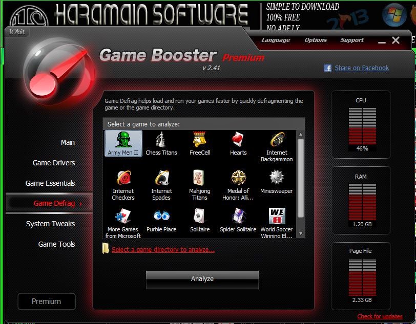 Game booster launcher