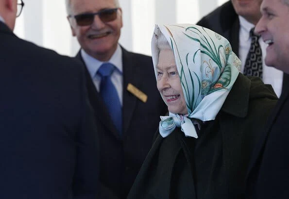 Queen Elizabeth opened a newly rebuilt facility 72 years after her father, King George VI, opened the original station