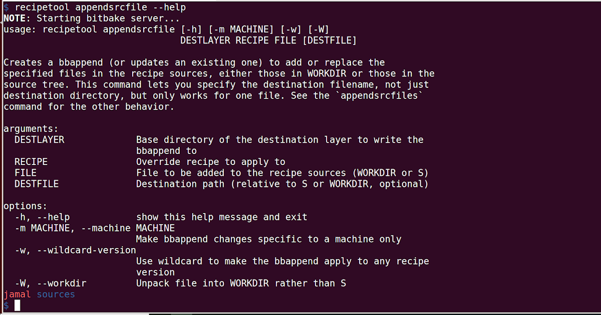 Create a bbappend file using recipetool in Yocto