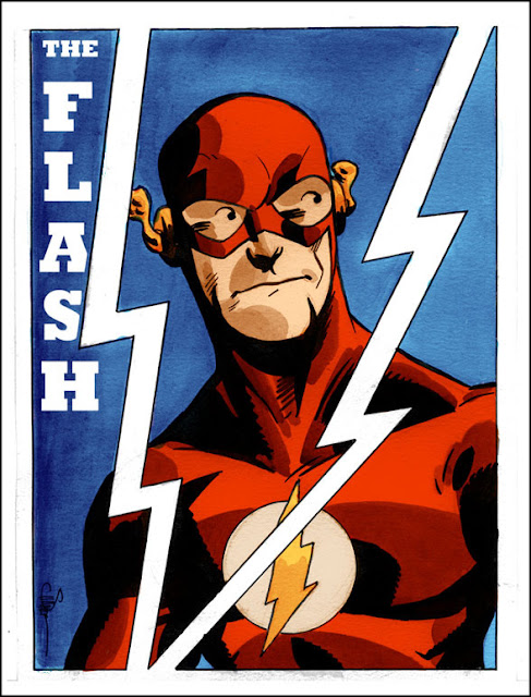 Ilustraciones Superhéroe Flash