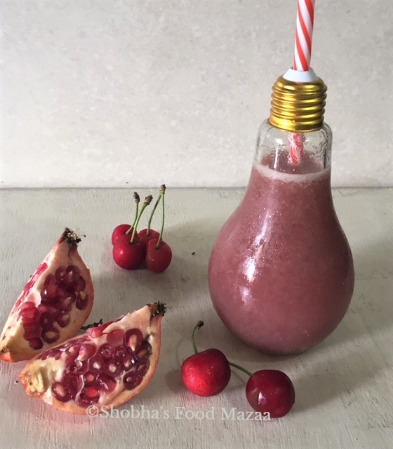 Shobha's Food Mazaa POMEGRANATE AND CHERRY JUICE