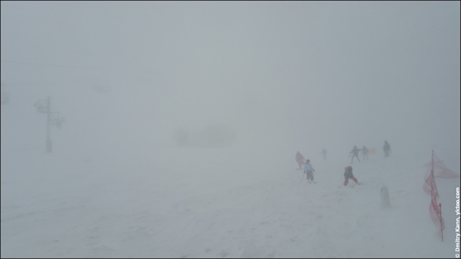 Метель в Ле-Корбье.