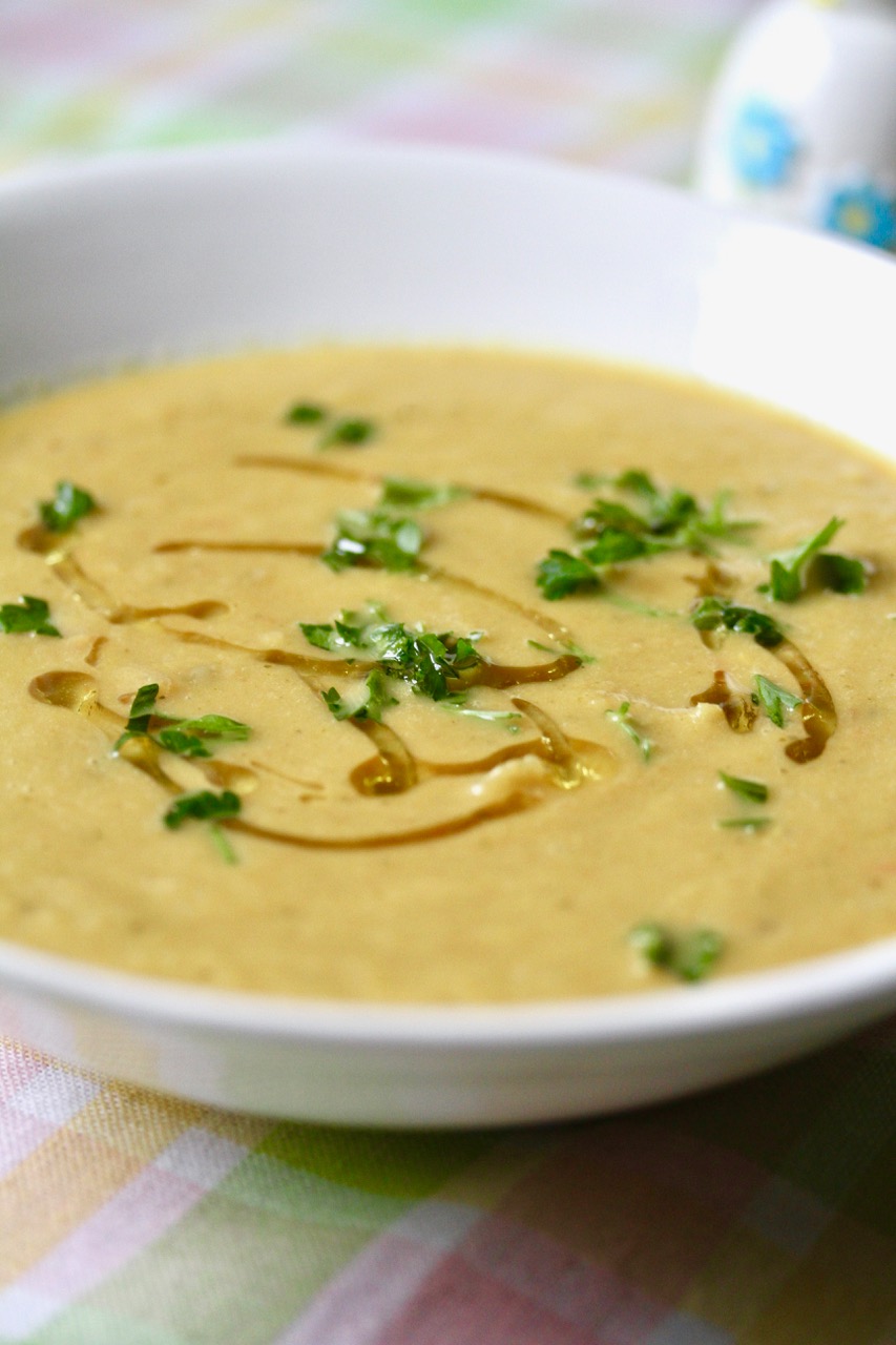 Smith's Vegan Kitchen Parsnip Soup with Coriander and Parsley