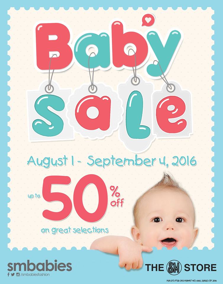 Manila Shopper SM Stores Baby Department SALE August 2016