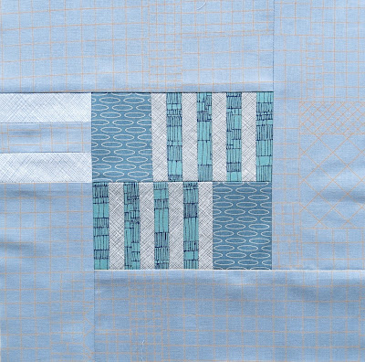 Modern sampler quilt - Block #9 - Inspired by Tula Pink City Sampler
