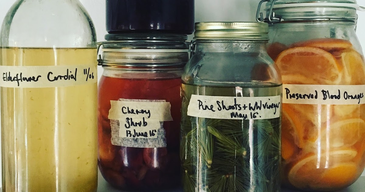 Drinking Vinegar's or 'Shrubs' The Grazer