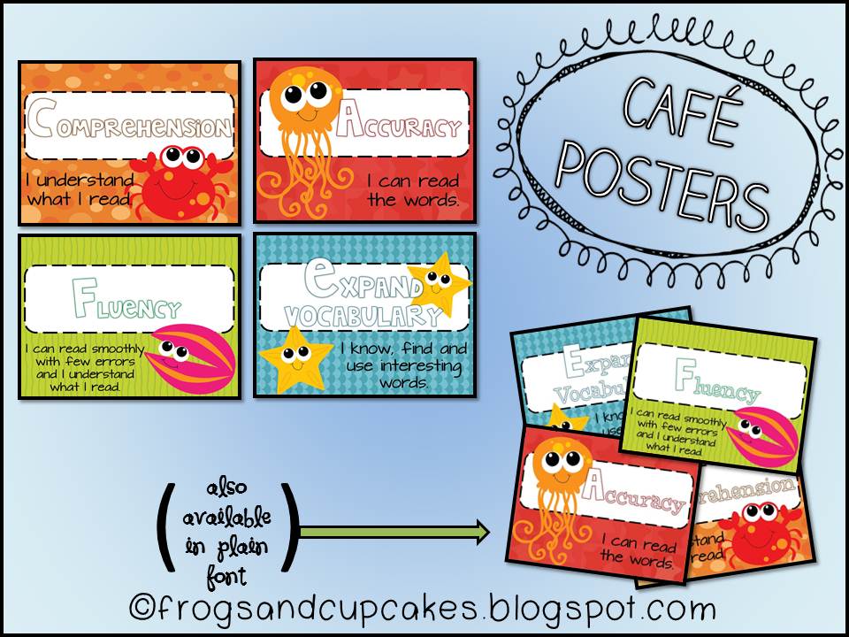 Daily 5 Cafe Posters