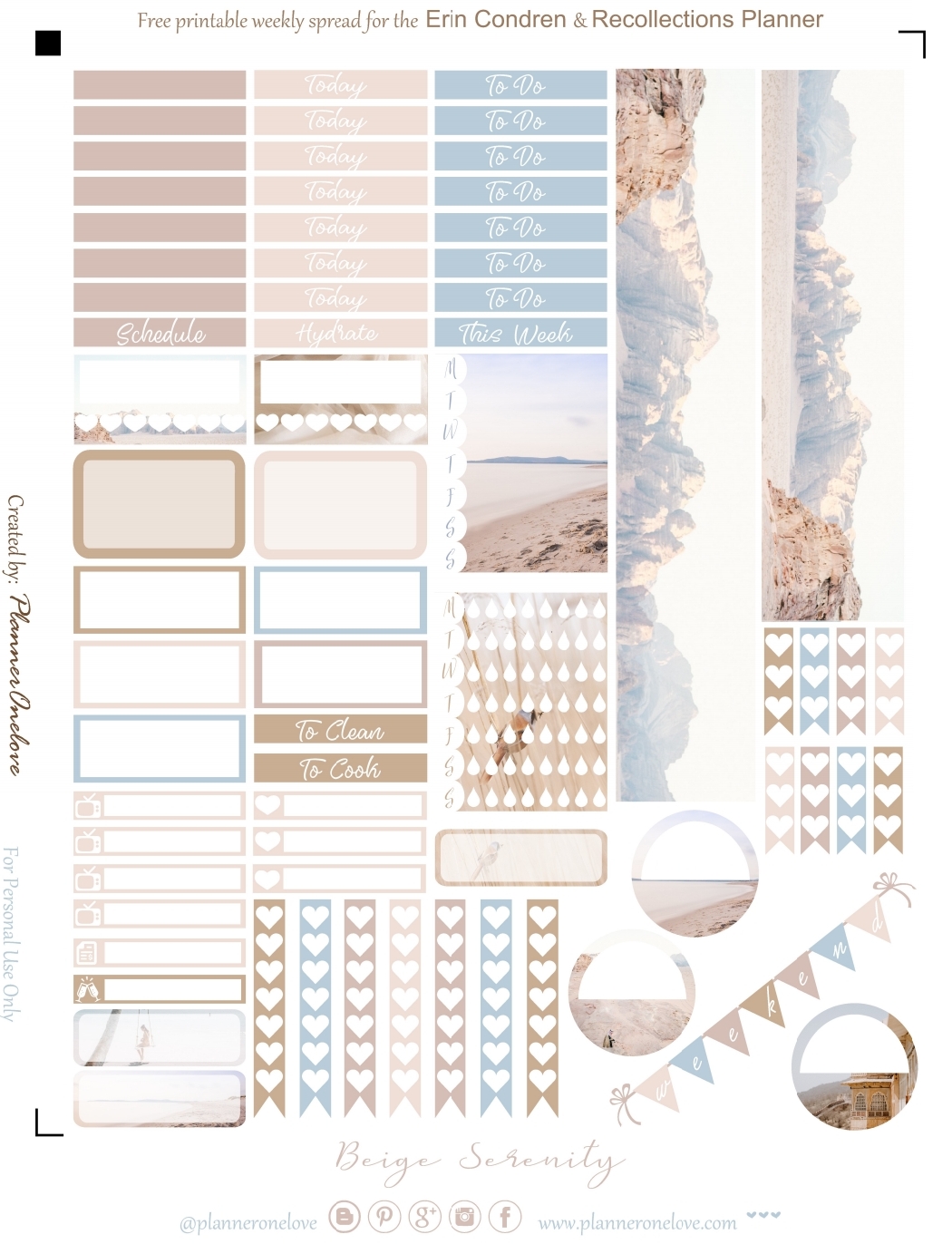 Stickers Printable DUMBO and ELEPHANT Planner StickersErin Condren