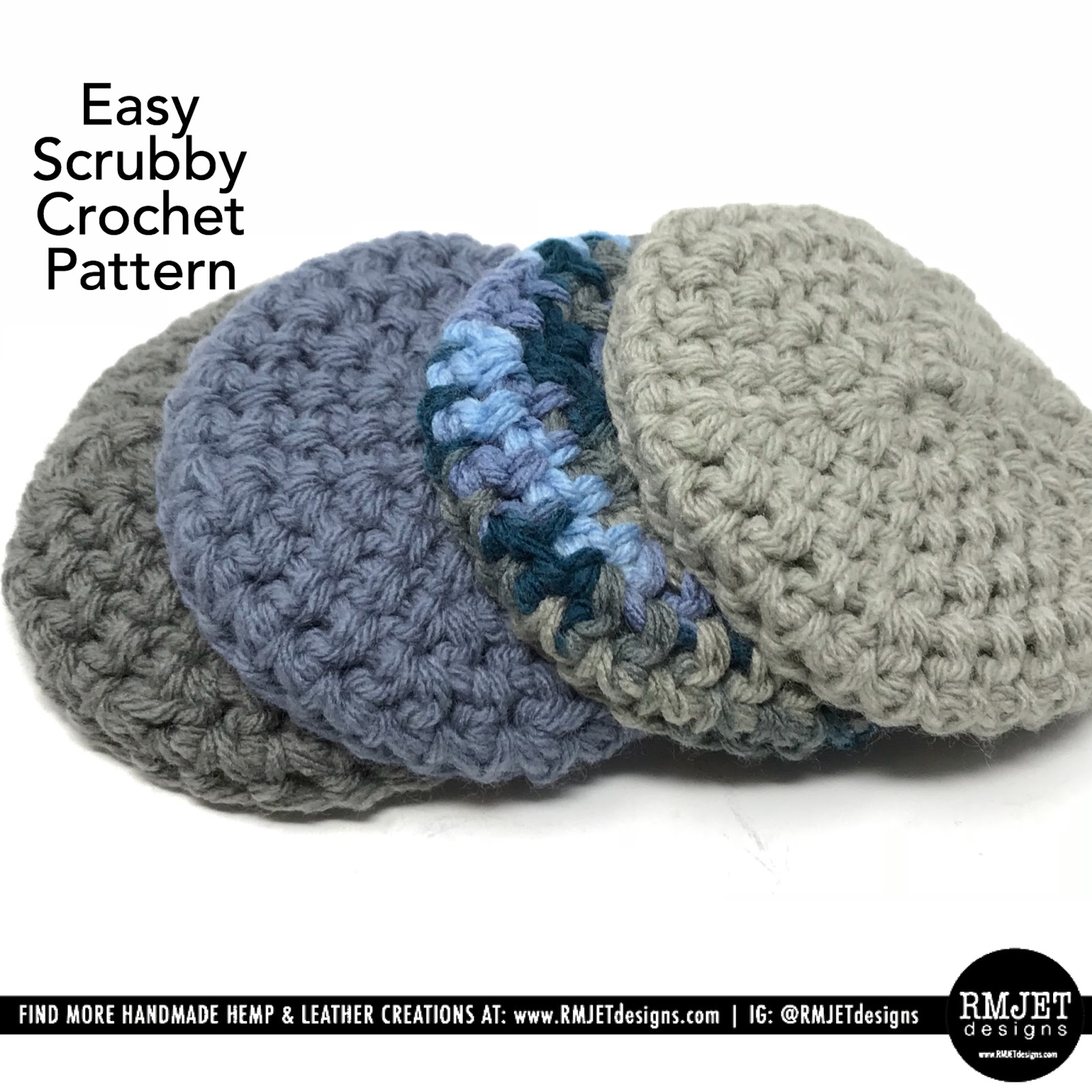 Easy Scrubby FREE Crochet Pattern by RMJETdesigns