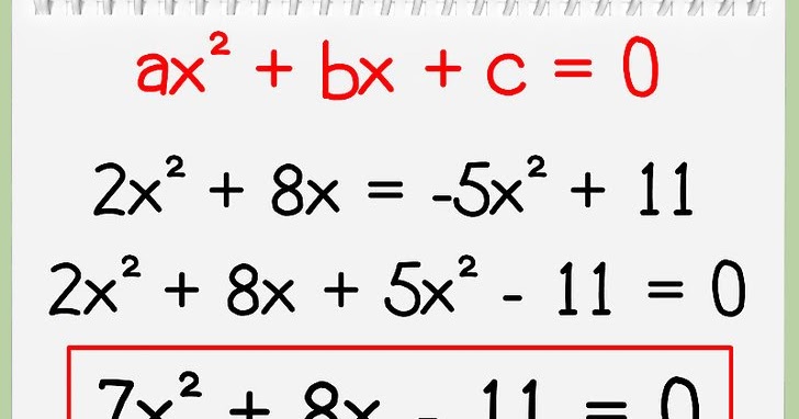 what is a quadratic equation simple definition