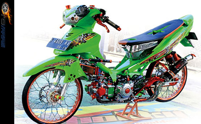 3 Konsep Modifikasi  Motor Yamaha Jupiter  Z  racing Look 