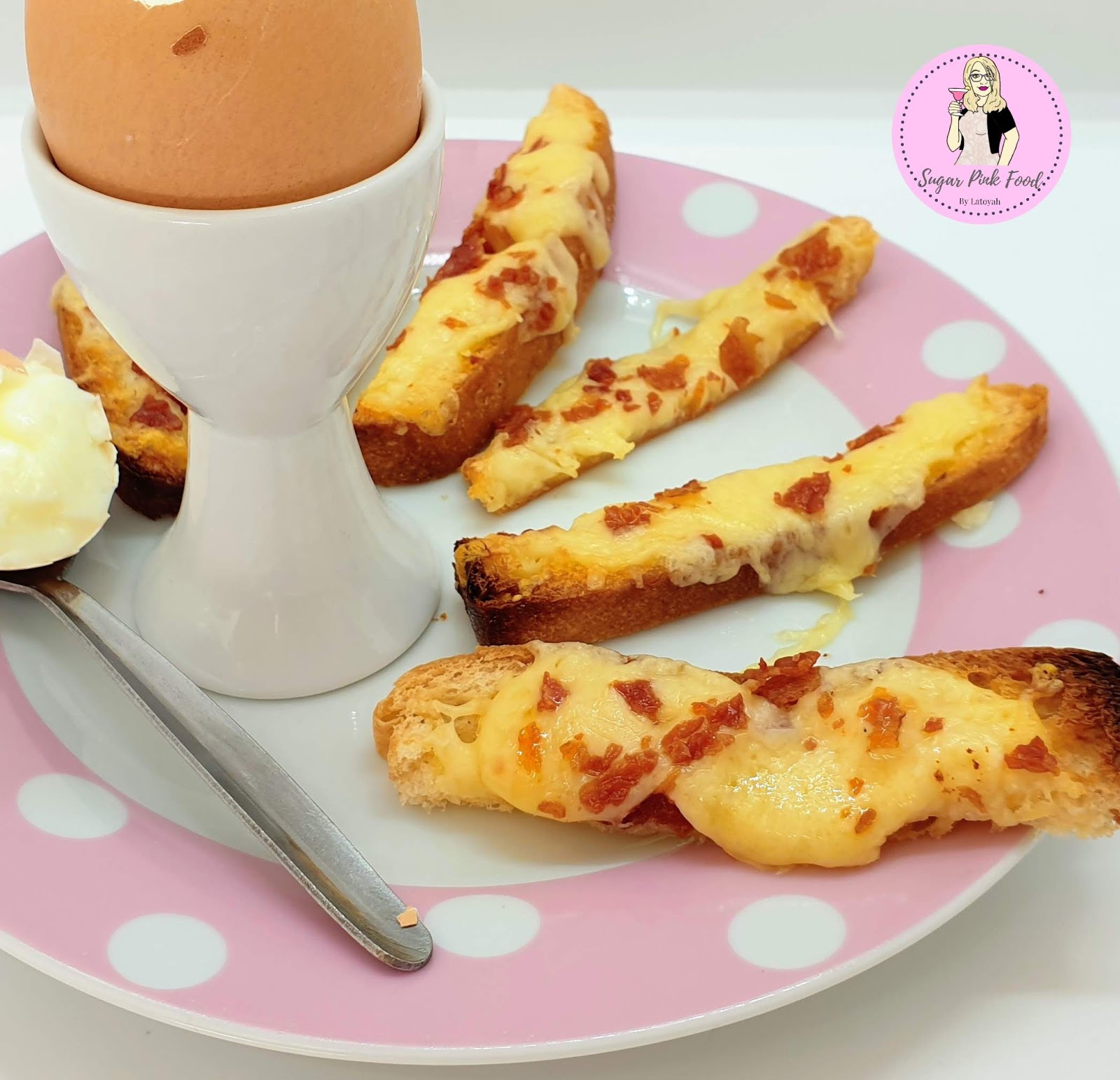 Cheese & Bacon Soldiers Recipe For Soft Boiled Eggs Sugar Pink Food