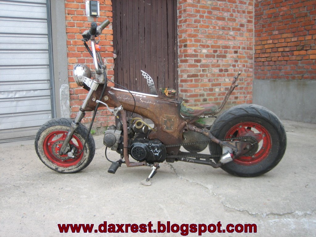 Honda Dax Restauration: Rat Rod Dax