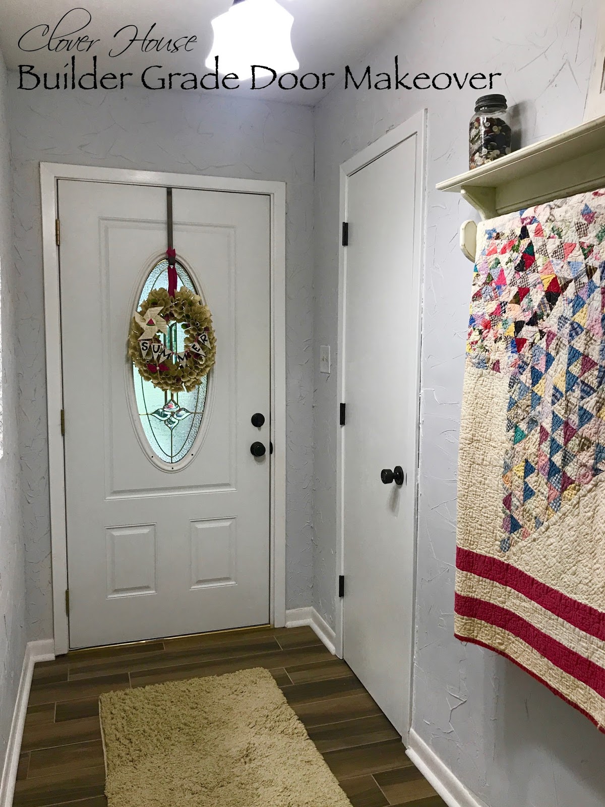 Clover House Builder Grade Door Makeover Saving