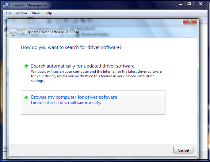Open Electronics Project How to install USBasp Driver in Window 7