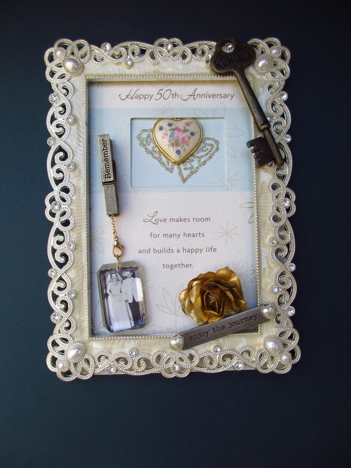 Life Through My Eyes 50th Anniversary Framed Card For My