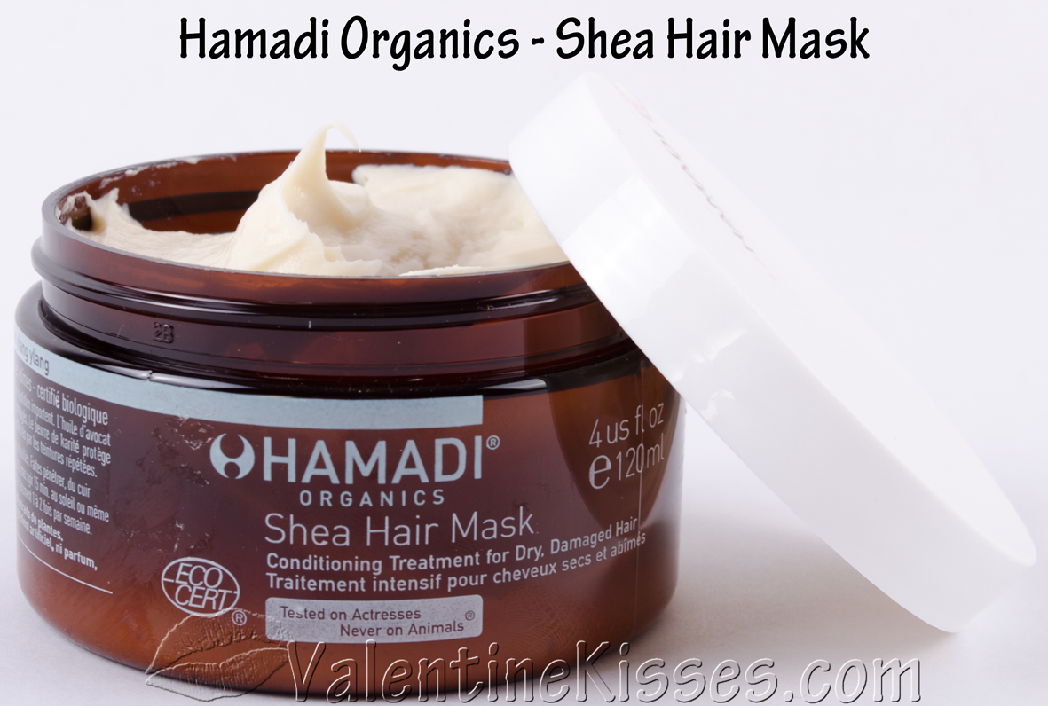 Valentine Kisses Hamadi Organics Shea Hair Mask pics, swatches, review