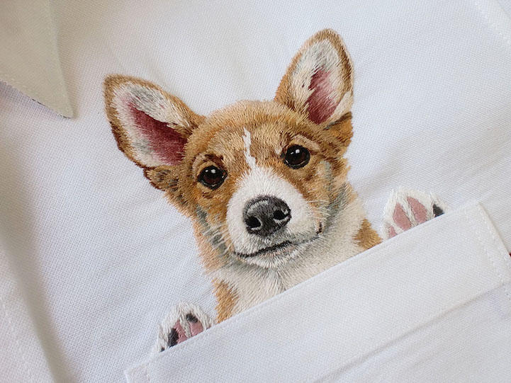 Cute, Creative, Custom Embroidered Pet Shirts