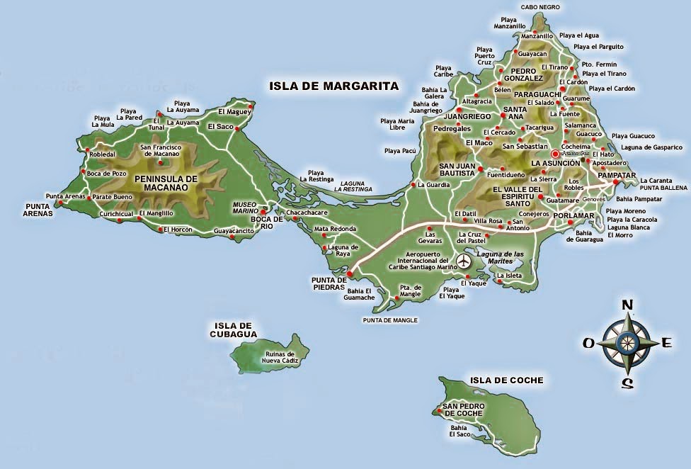 Lugares hermosos de la Tierra: Isla de Margarita, Nueva Esparta, Venezuela