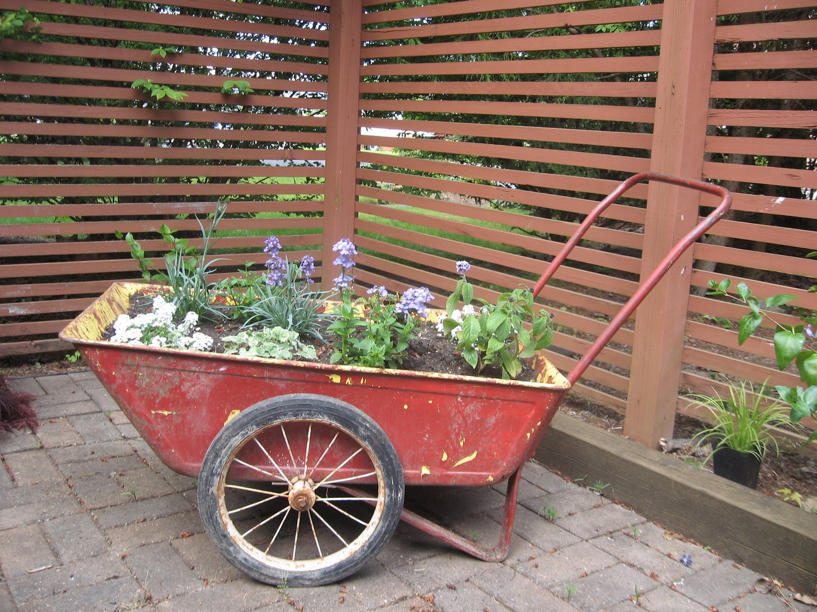 The Thrift Store Game: Vintage Wheelbarrow