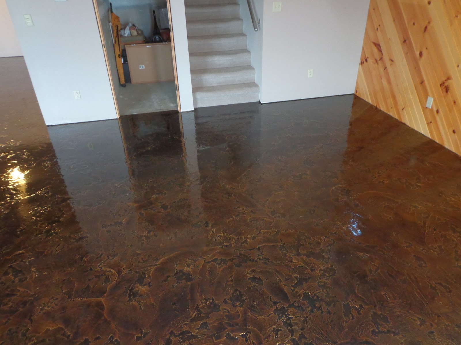 Bardy Home Know How To Acid Stain Concrete Floors Fabcrete