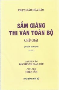 Sấm Giảng Thi Văn Của đức Huỳnh Giao Chủ Lịch Sử Va Giao Ly Tuổi Trẻ Phật Giao Hoa Hảo