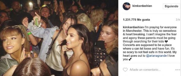  Critican a Kim Kardashian por elegir una mala imagen para tributo