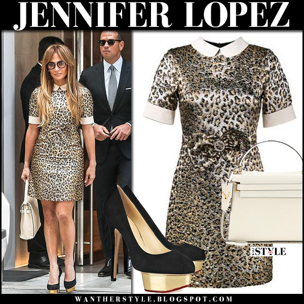 jennifer lopez leopard dress