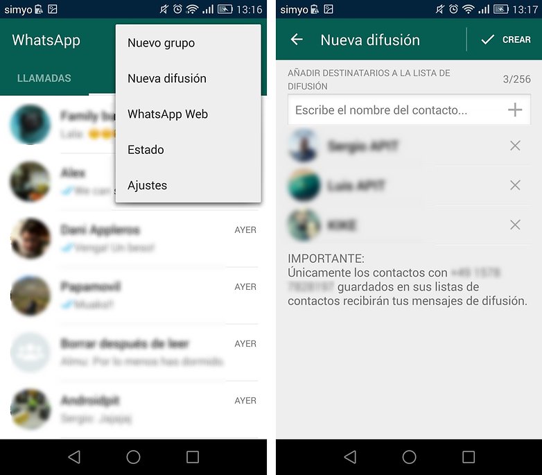 WhatsApp Enviar el mismo mensaje a varias personas Todo en Tecnología