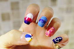 nail labor middle finger painting ombre heart tutorial ended