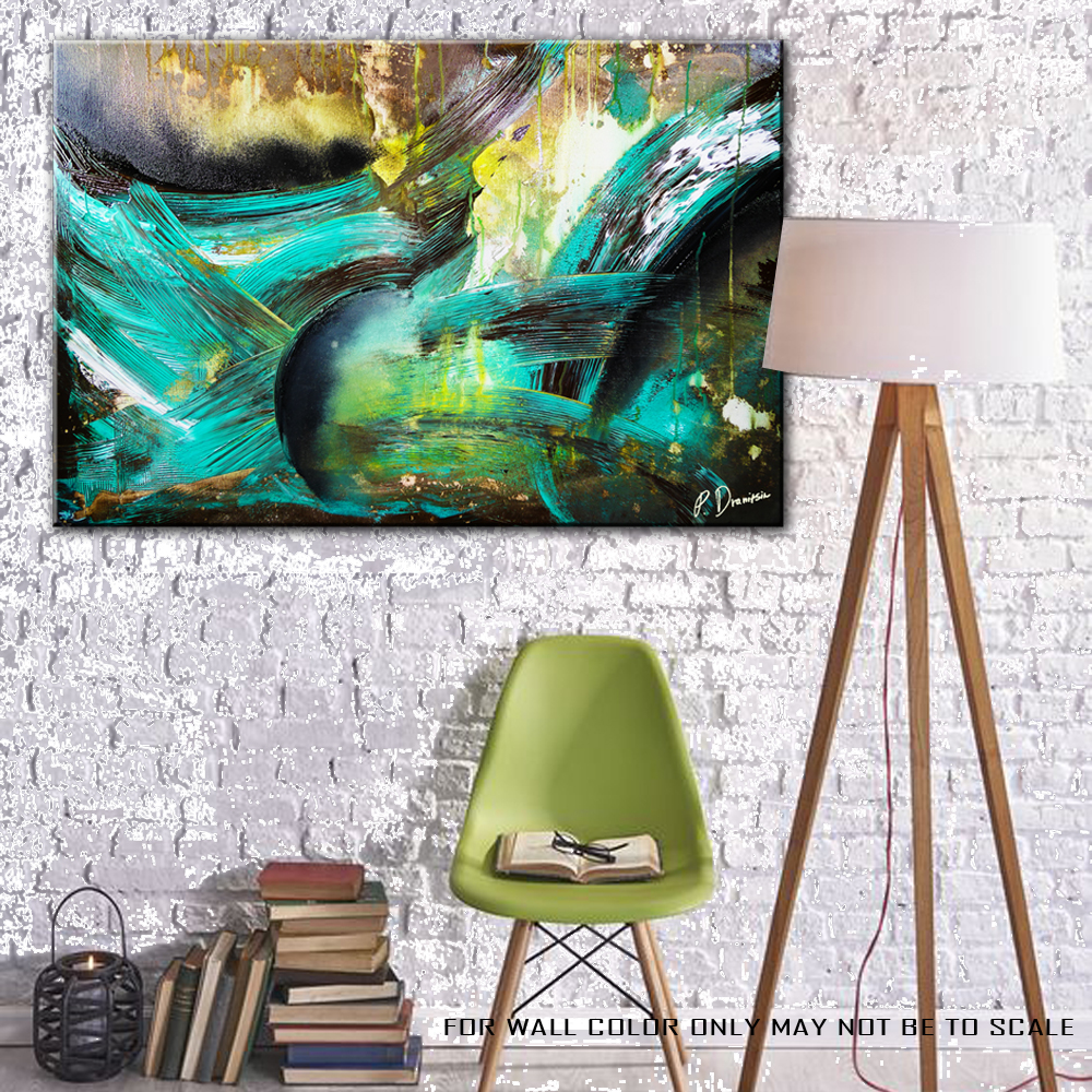 ILLUSION OF DEPTH, abstract painting by Peter Dranitsin-Painting Art ...