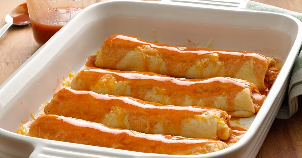 Woman to Woman Easy Chicken Enchilada Crescent Bake