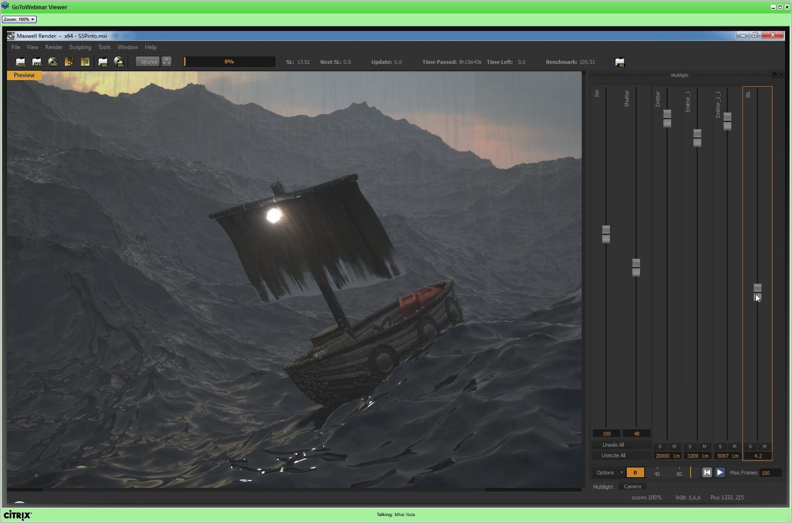 Octane demo scene