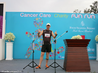 8th Cancer Care run in Nathon, race day