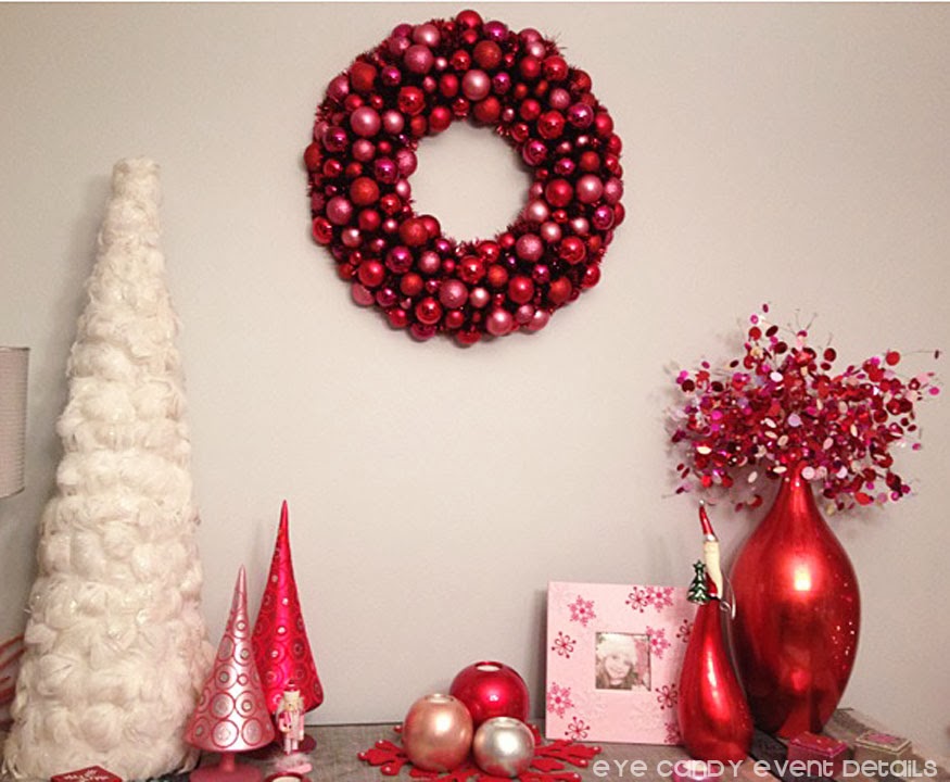 Eye Candy Creative Studio Home Pink Red Christmas Decor