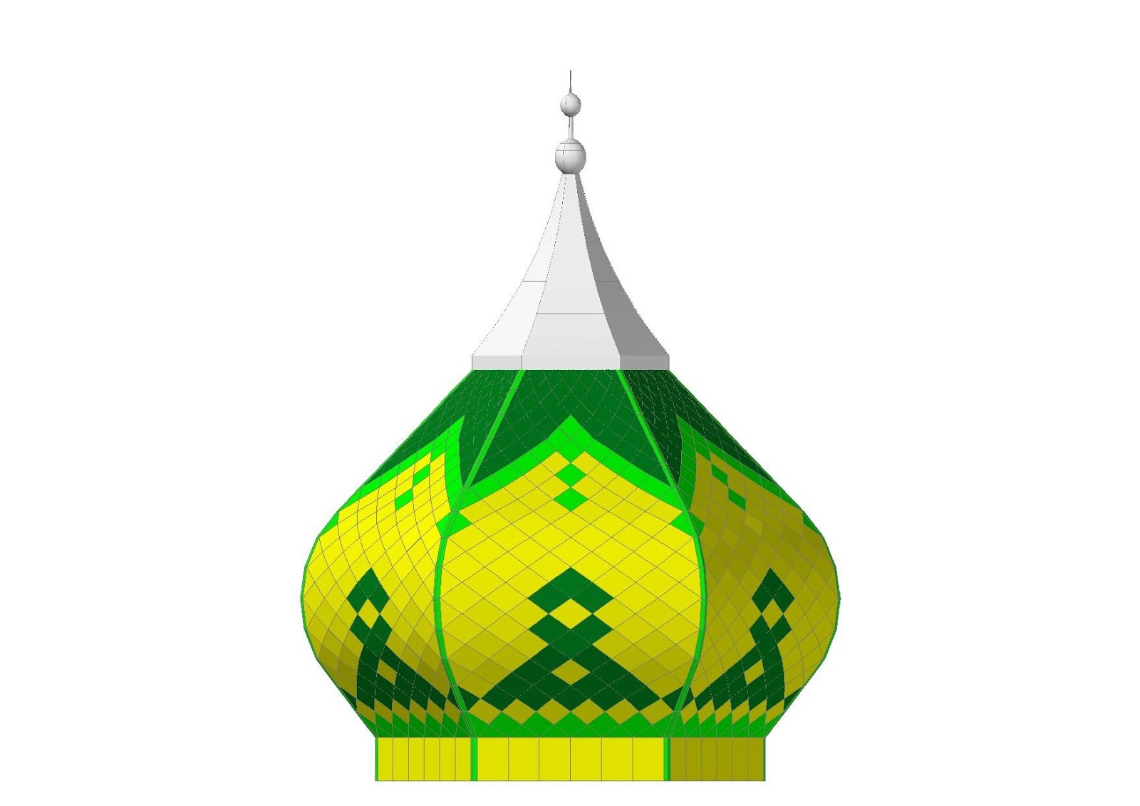 Gambar Ilustrasi Kubah Masjid Iluszi
