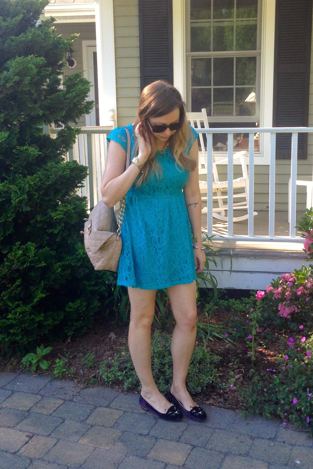 Cupcakes & Couture: What I Wore: Sunnies & Kitties