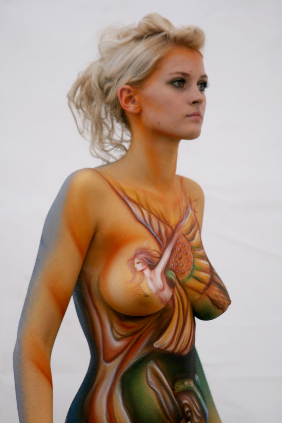 Body Painting On Nude People Hot Porn Sex And