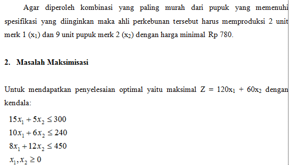 Metode Grafik Dan Analisis Sensitivitas Metode Grafik Dan