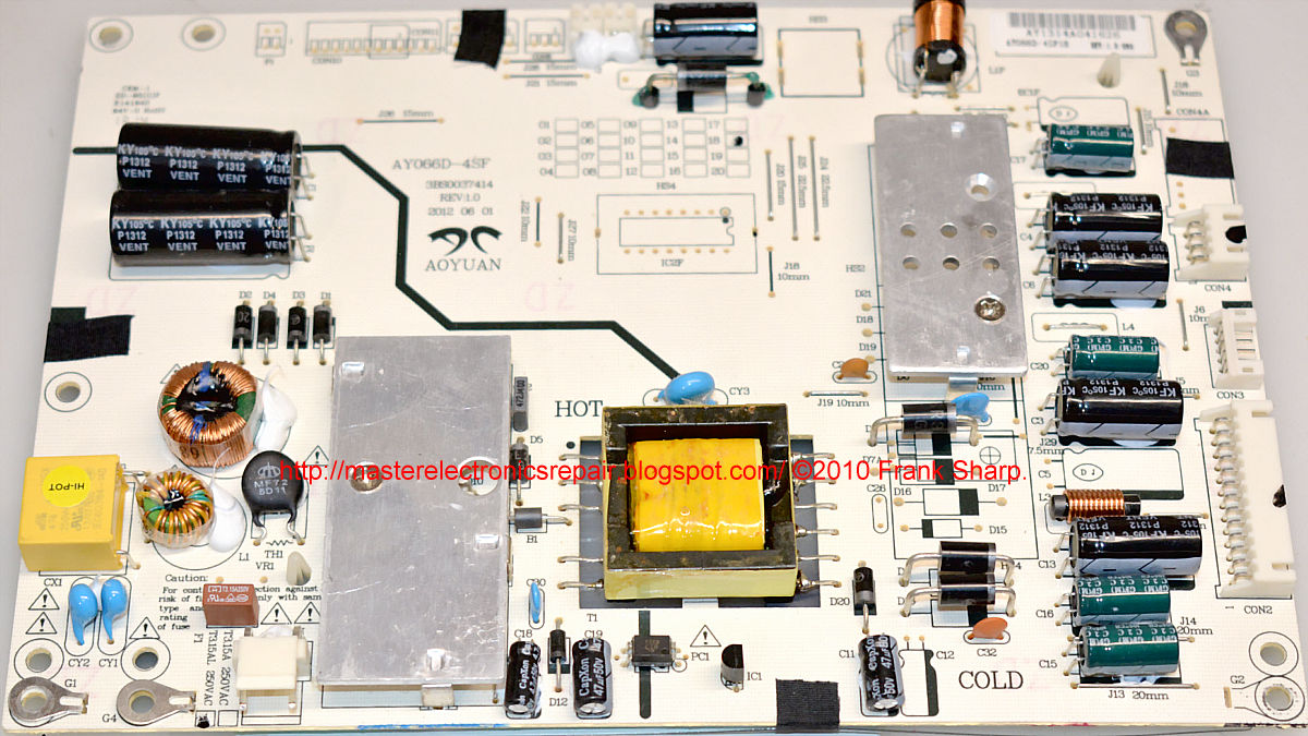 Master Electronics Repair !: REPAIRING / SERVICING TV DNS S32DST1