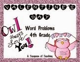 Valentine's Day Multi-Step Word Problems