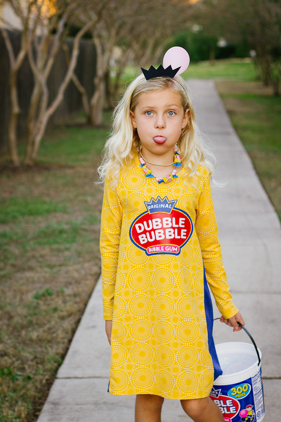 Sweeter Than Cupcakes Bubble Gum Girl Halloween Costume