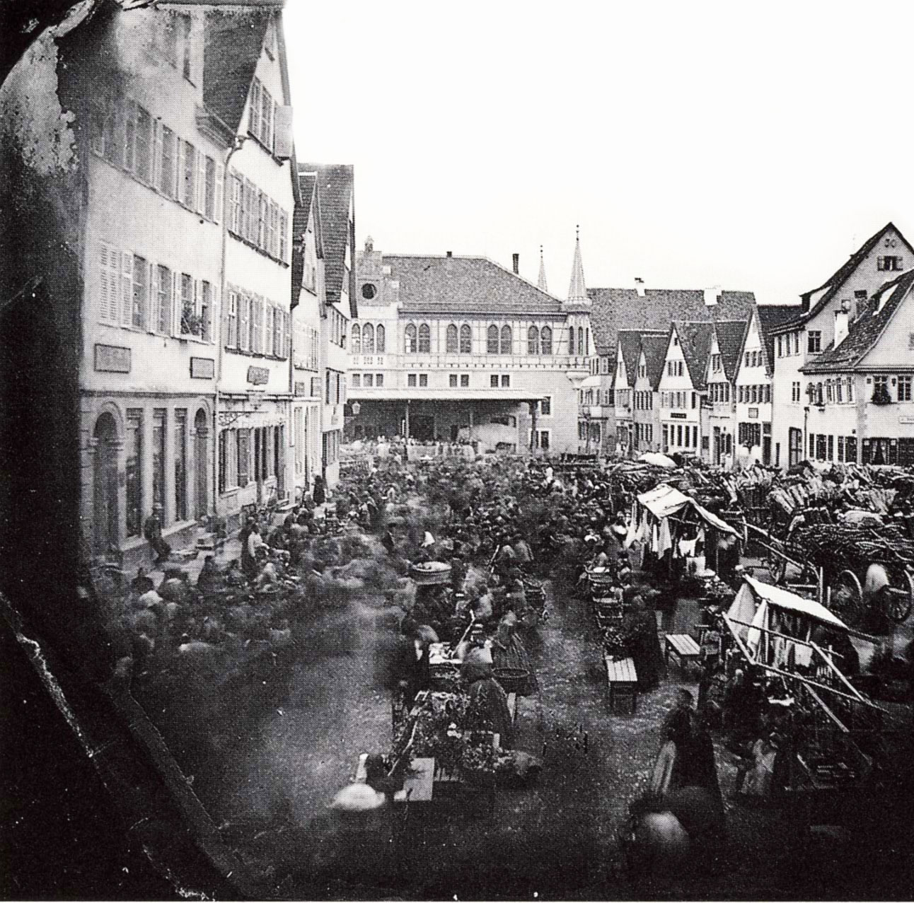 BILDERTANZ An einem Markttag im Juli 1862