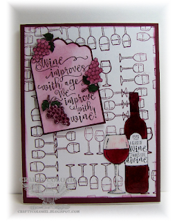 CraftyColonel Donna Nuce for Cards in Envy Challenge, StampinUp Half Full