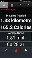 Odometer showing 1.38 km